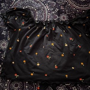 navy blue with floral